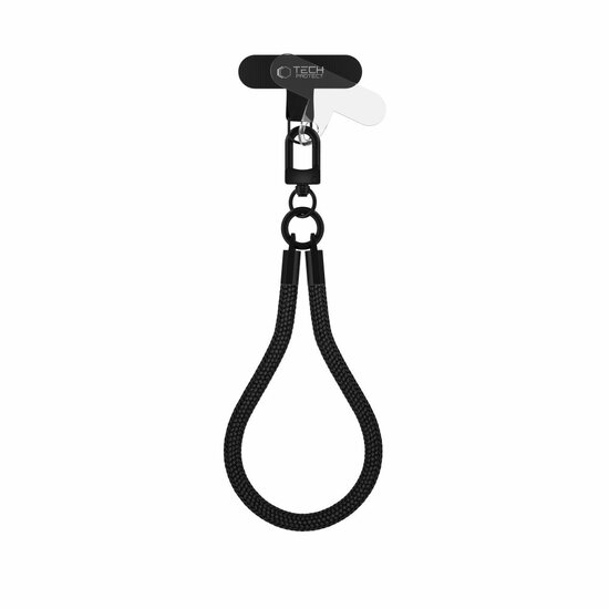 TechProtection Rope polsbandje voor elke telefoon zwart