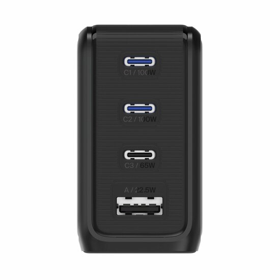 BMX GaNsta 100 watt USB-C oplader met display