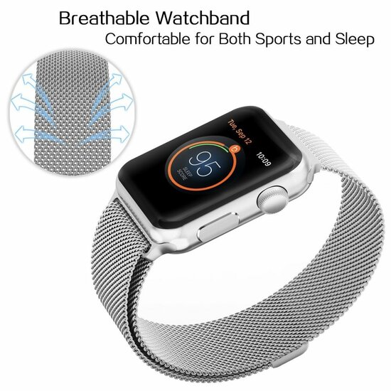 TechProtection Metal Watch bandje 38 mm Zilver