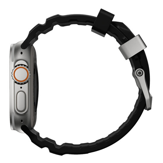 Nomad Rocky Point Apple Watch 49 / 46 /&nbsp;45 mm bandje carbon zwart / titanium