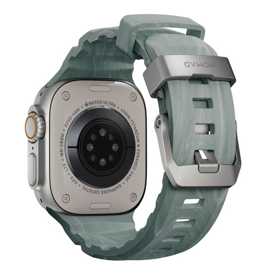 Nomad Rocky Point Apple Watch 49 / 46 /&nbsp;45 mm bandje carbon sierra stone / titanium