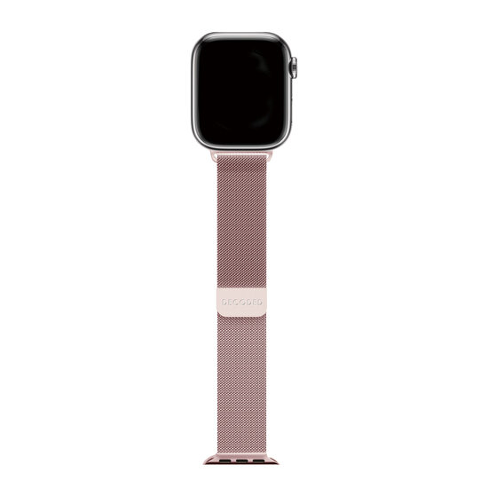 Decoded Milan Traction Apple Watch 41 / 40 mm bandje rose goud