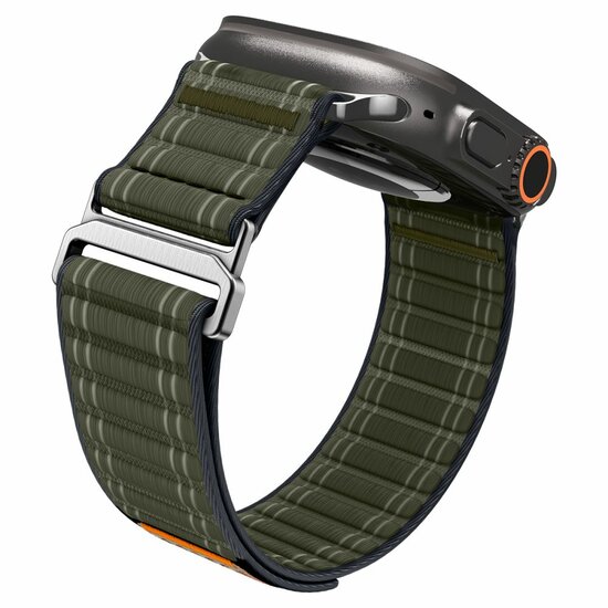 Spigen WBF0 Apple Watch 49 / &nbsp;46 / 45 / 44 &nbsp;mm bandje groen