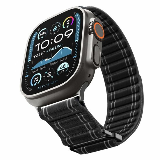 Spigen WBF0 Apple Watch 49 / &nbsp;46 / 45 / 44 &nbsp;mm bandje zwart