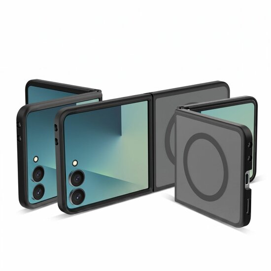 TechProtection Hybrid MagSafe Galaxy Z Flip 8 hoesje zwart
