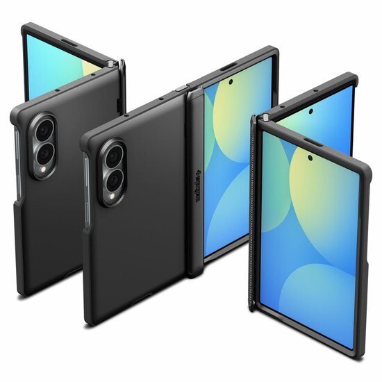 Spigen Slim Armor Pro MagSafe Galaxy Z Fold 8 hoesje zwart