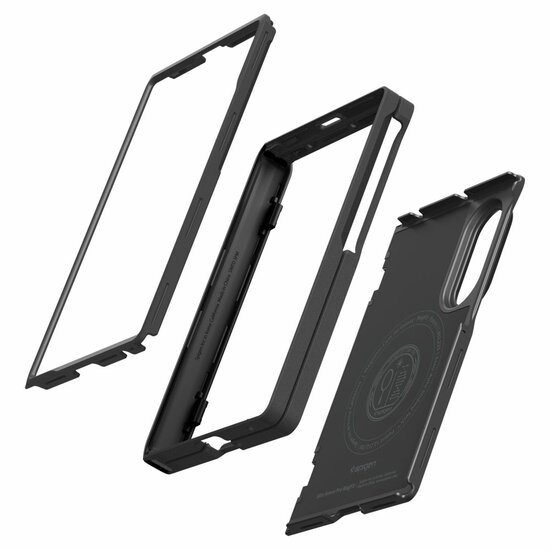 Spigen Slim Armor Pro MagSafe Galaxy Z Fold 8 hoesje zwart