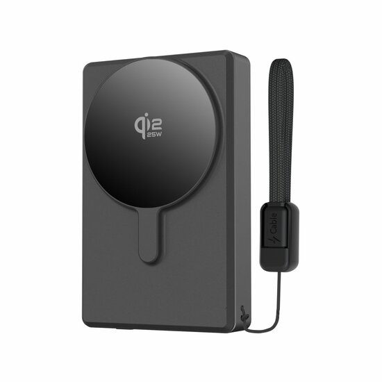 TechProtection Life 25 watt MagSafe draadloze powerbank 10000 mAh zwart