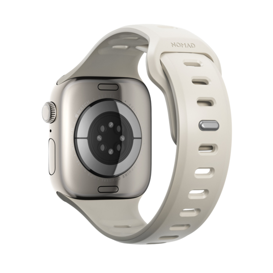 Nomad Tempo FKM Apple Watch 42 / 41 mm bandje driftwoord