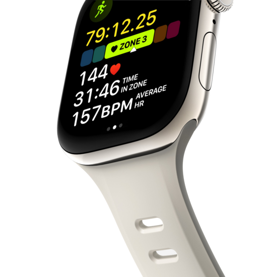 Nomad Tempo FKM Apple Watch 42 / 41 mm bandje driftwoord