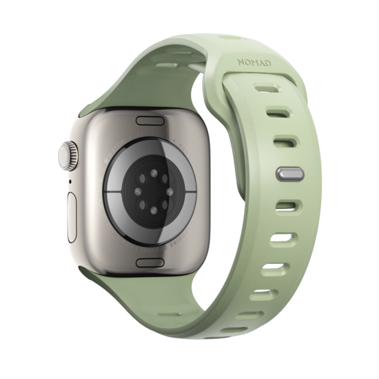 Nomad Tempo FKM Apple Watch 46 /&nbsp;45 mm bandje seagrass