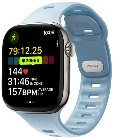 Nomad Tempo FKM Apple Watch 46 / 45 mm armband tidal