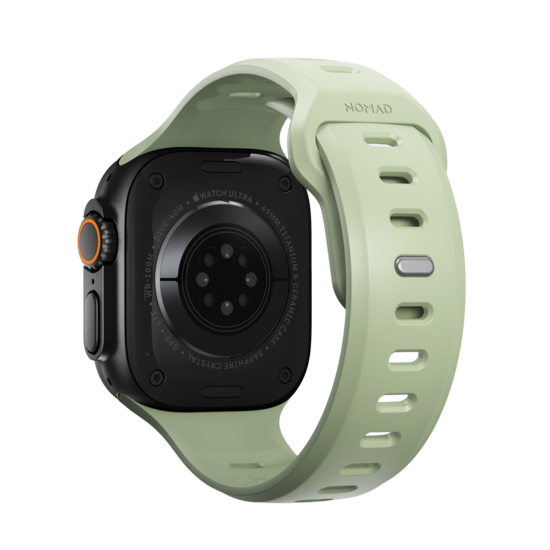 Nomad Tempo FKM Apple Watch Ultra 49 mm bandje seagrass