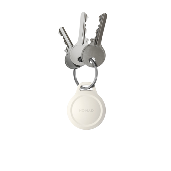 Nomad Rugged AirTag 1 / 2 houder en sleutelhanger driftwood