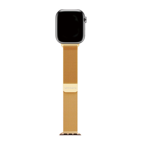 Decoded Milan Traction Apple Watch 41 / 40 mm bandje goud