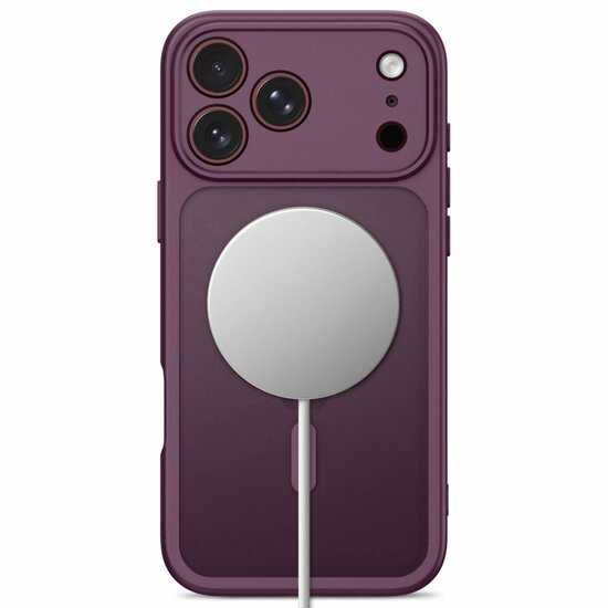 TechProtection Core MagSafe iPhone 18 Pro Max hoesje dark cherry