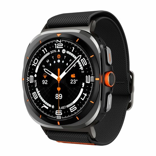 Spigen Lite Fit Galaxy Watch Ultra 47 mm bandje zwart 