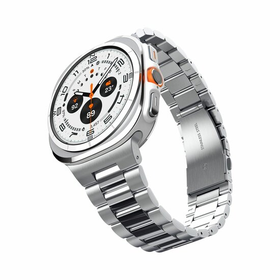 Spigen Modern Fit Galaxy Watch Ultra 47 mm bandje zilver