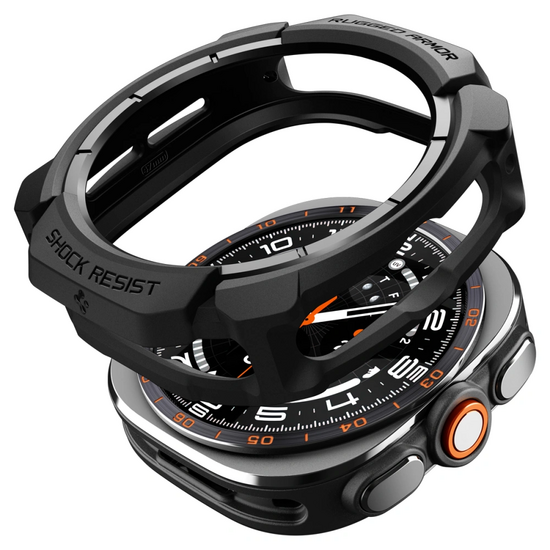 Spigen Rugged Armor Galaxy Watch Ultra 2 47 mm hoesje zwart