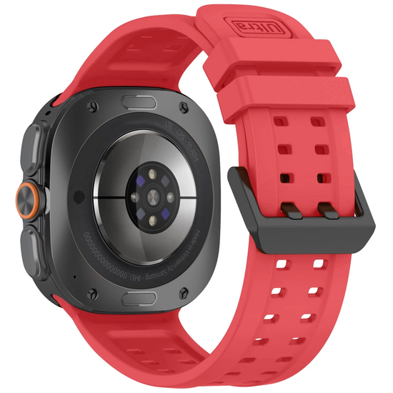 TechProtection Silicone Air Galaxy Watch Ultra 47 mm bandje rood