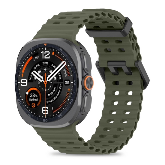 TechProtection Iconband Pro Galaxy Watch Ultra 47 mm bandje groen