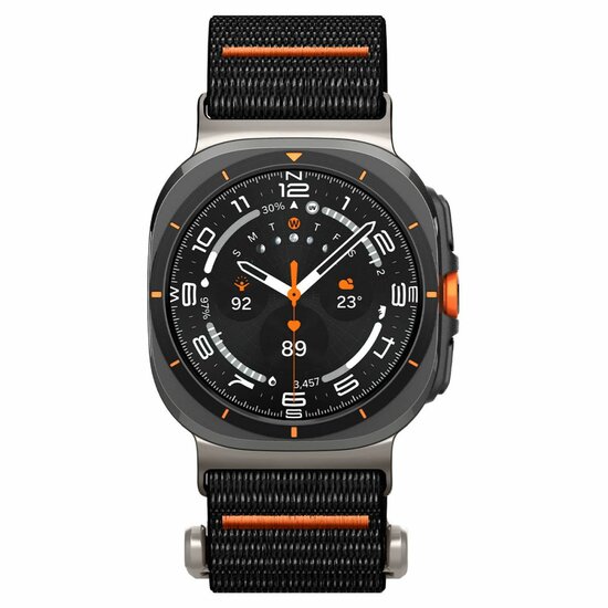 Spigen Durapro Flex Galaxy Watch Ultra 47 mm bandje zwart 