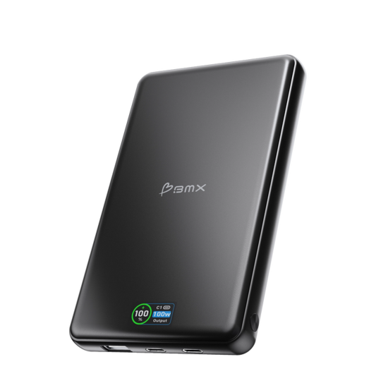 BMX SolidSafe 20K solid-state laptop powerbank 20000 mAh zwart 