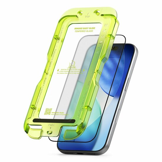 Ringke Easy Slide glazen iPhone 17 Pro screenprotector 2 pack