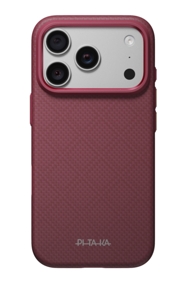 PITAKA Summa iPhone 18 Pro Max hoesje burgundy