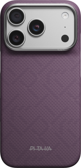 PITAKA Edge iPhone 18 Pro Max hoesje Argyle paars
