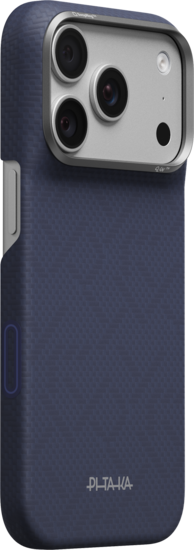 PITAKA Edge iPhone 18 Pro Max hoesje Argyle donkerblauw