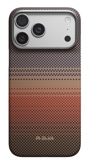 PITAKA Edge iPhone 18 Pro hoesje Ultra Slim sunset 