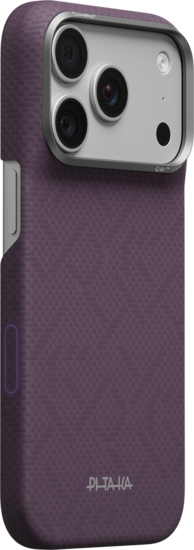 PITAKA Edge iPhone 18 Pro hoesje Argyle paars 