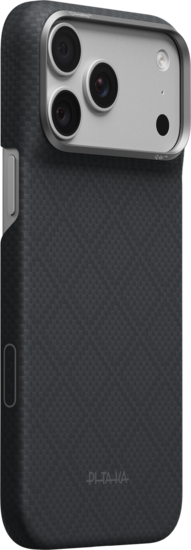 PITAKA Edge iPhone 18 Pro hoesje Argyle zwart 