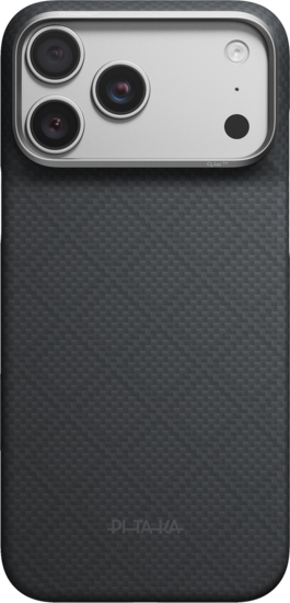 PITAKA Edge iPhone 18 Pro hoesje Argyle zwart 