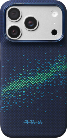 PITAKA Edge iPhone 18 Pro Max hoesje Ultra Slim milky way galaxy