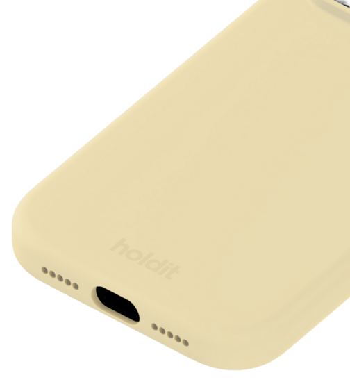 Holdit Silicone iPhone 18 Pro Max hoesje geel