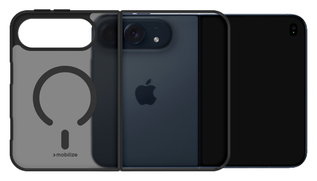 Mobilize Hybrid Pro iPhone Duo hoesje zwart