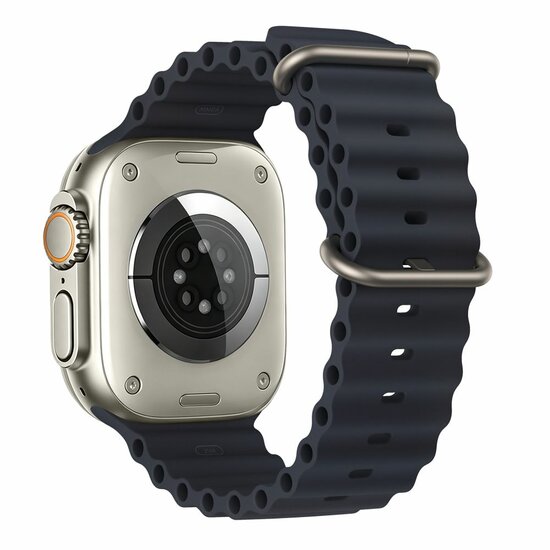 TechProtection Oceaan Apple Watch Ultra 49 / 46 / 45 / 44 mm bandje zwart