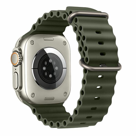 TechProtection Oceaan Apple Watch Ultra 49 / 46 / 45 / 44 mm bandje groen