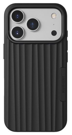NUDIENT Bold MagSafe iPhone 18 Pro hoesje zwart