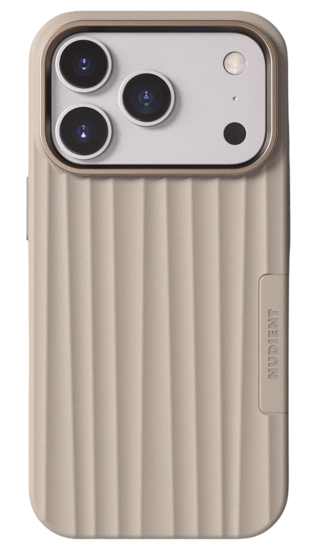 NUDIENT Bold MagSafe iPhone 18 Pro hoesje beige