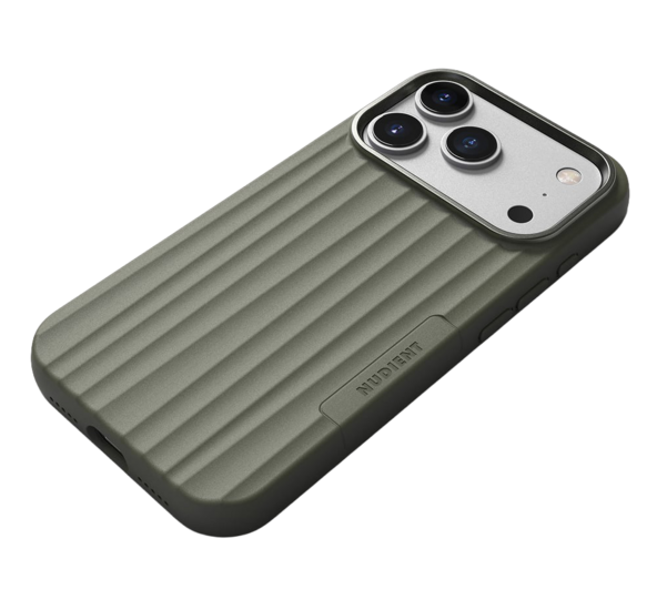 NUDIENT Bold MagSafe iPhone 18 Pro hoesje groen
