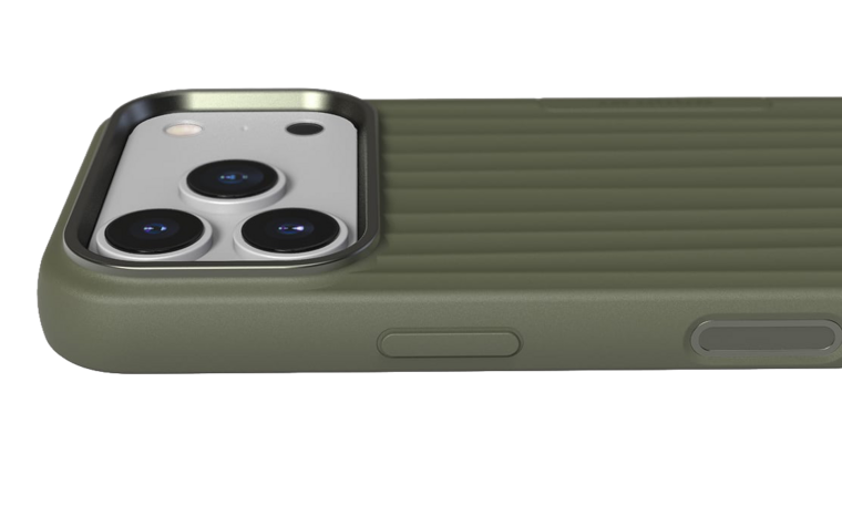 NUDIENT Bold MagSafe iPhone 18 Pro hoesje groen