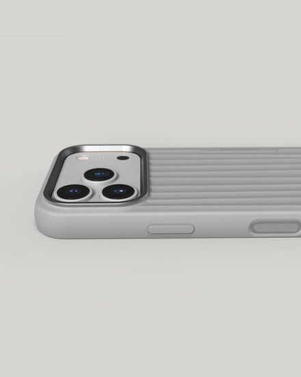 NUDIENT Bold MagSafe iPhone 18 Pro hoesje grijs