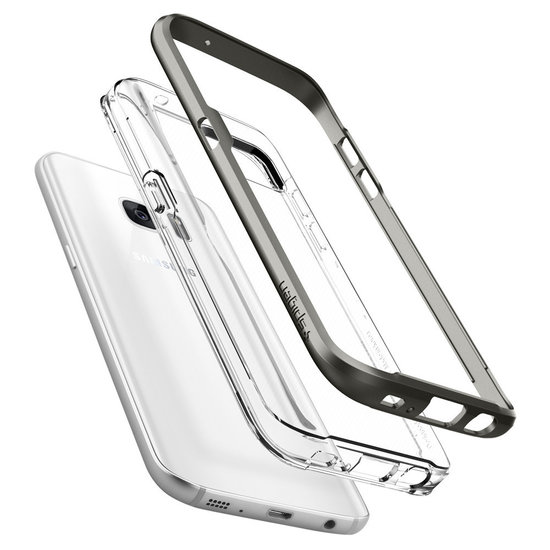 Spigen Neo Hybrid Crystal case Galaxy S7 Gun Metal