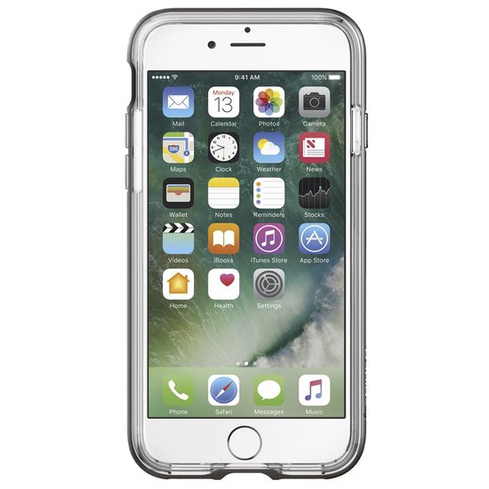 Spigen Neo Hybrid Crystal iPhone 7 hoesje Gun Metal