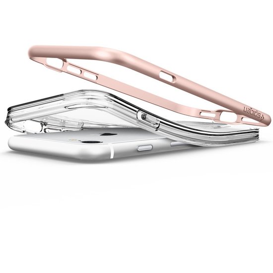 Spigen Hybrid Crystal iPhone 7 hoesje Rose Gold