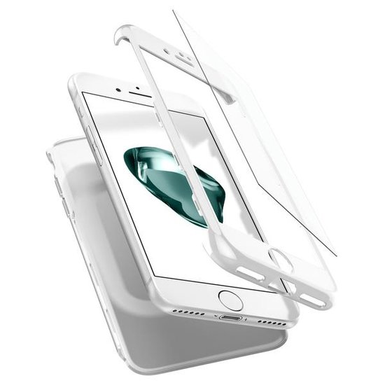 Spigen Thin Fit 360 iPhone 7 hoesje Wit