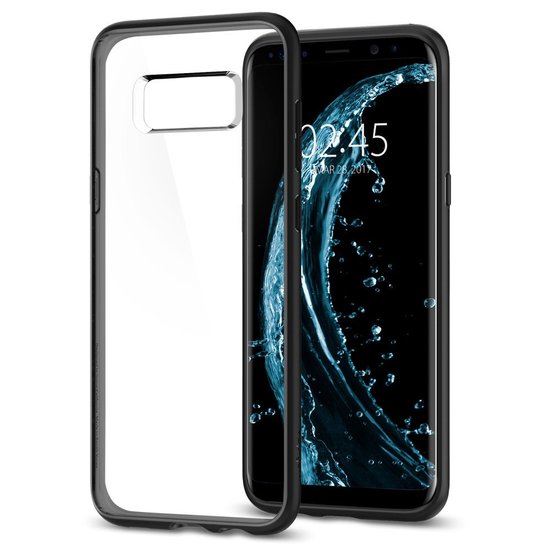 Spigen Ultra Hybrid Galaxy S8 Plus hoes Zwart